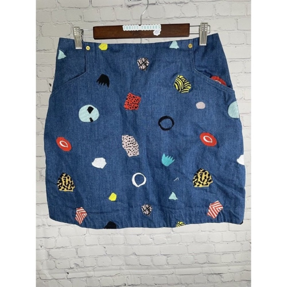 Atelier Bingo + Gorman mini denim skirt AUS 12 US 8